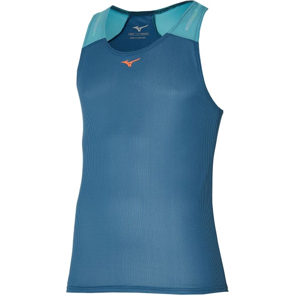 Débardeur running MIZUNO ACTIVE DRYAEROFLOW TANK BLUE ASHES