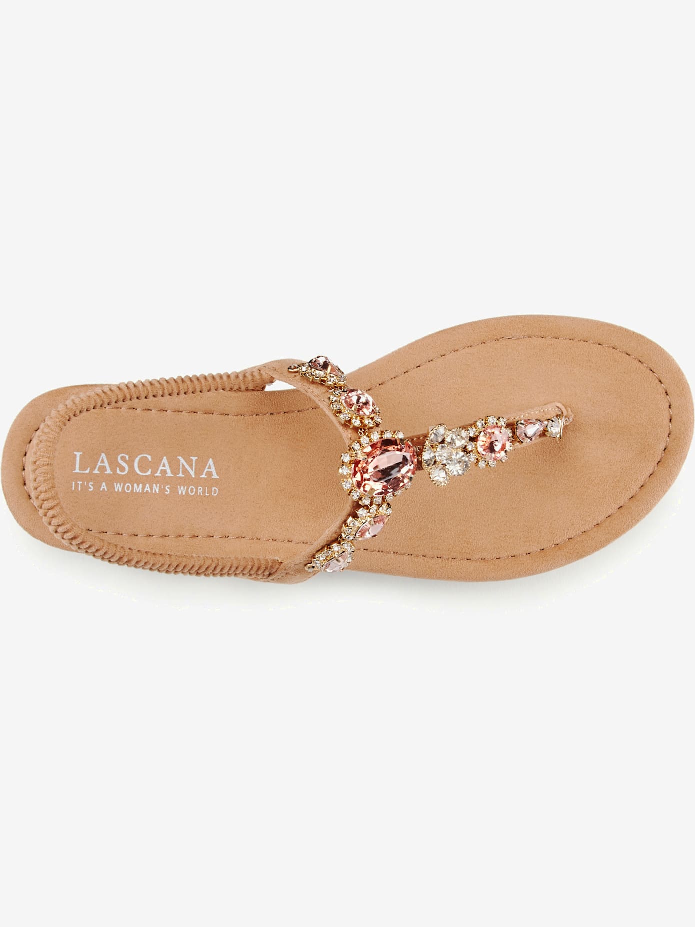 Tongs pierres fantaisie tendance