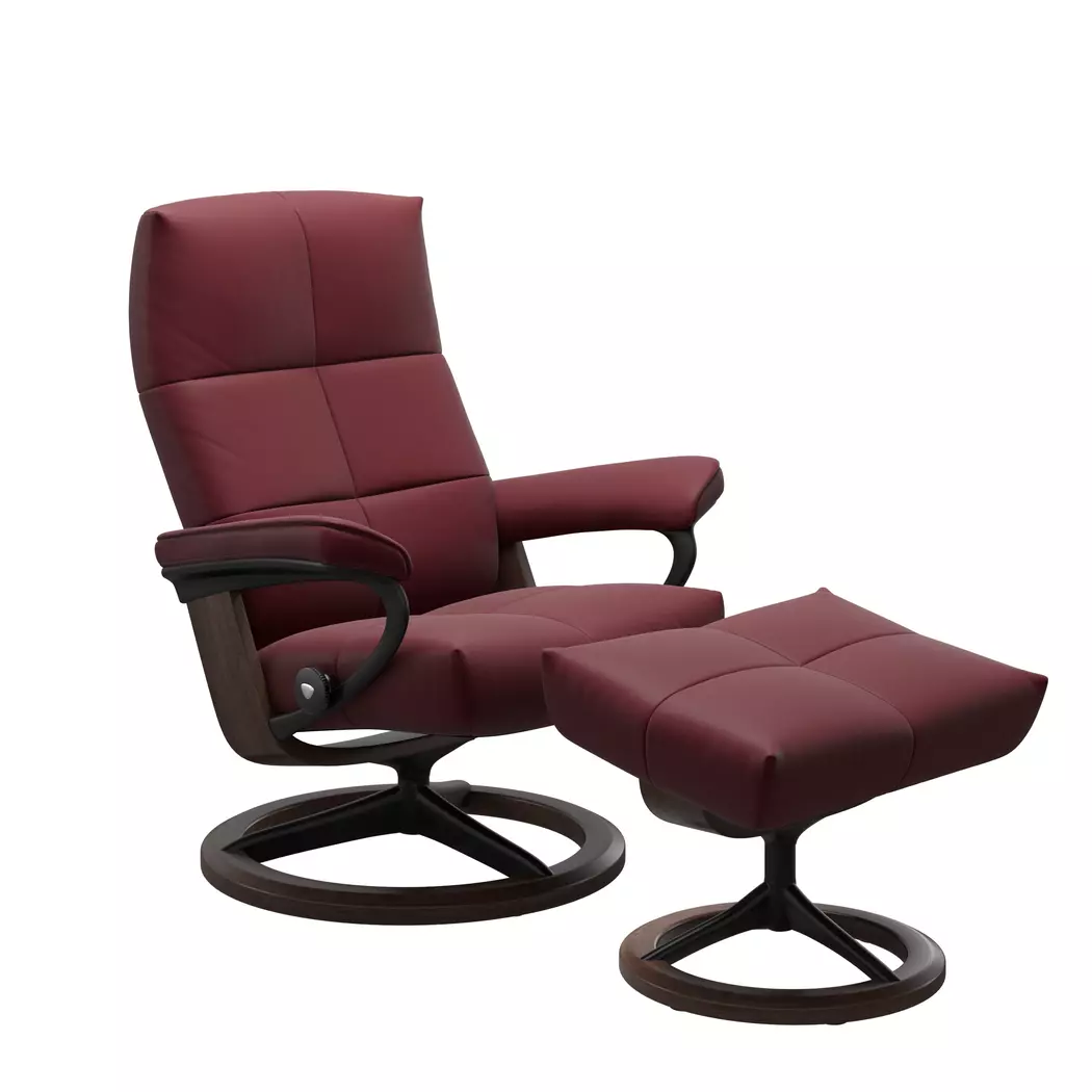 Sessel mit Hocker David Signature