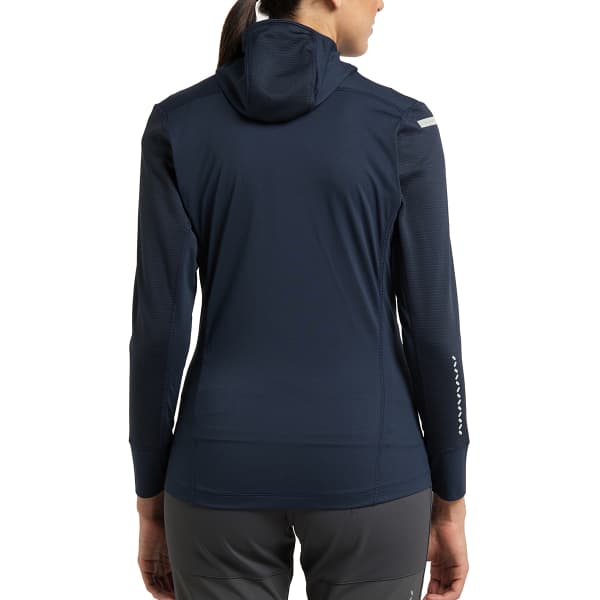 Veste polaire ski rando HAGLÖFS L.I.M MID MULTI HOOD W TARN BLUE