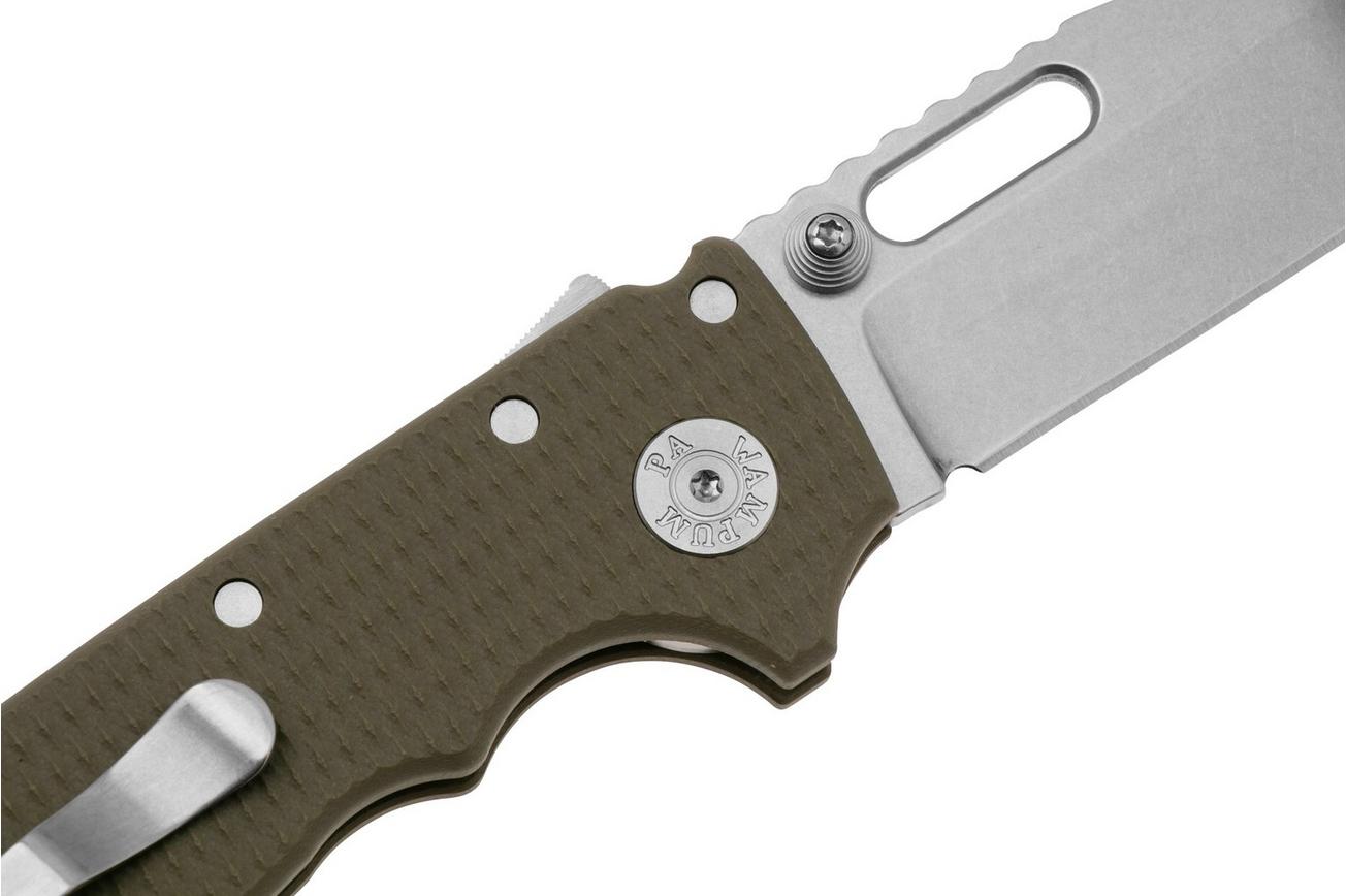 Demko Knives MG AD20S Shark-Lock, CPM 20CV Clip Point MGAD20S-OD-GRN OD-Green G10, zakmes