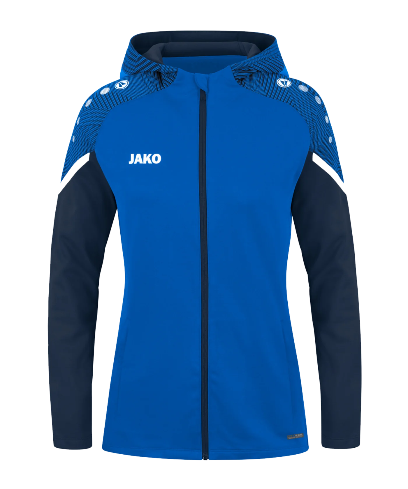 JAKO Performance Kapuzenjacke Damen Blau F403