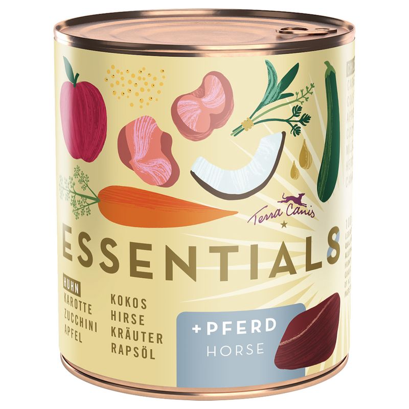Lot Terra Canis Essential 8+ 12 x 780 g