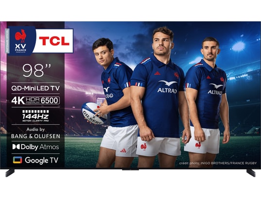 TCL - TV Mini LED 4K 248 cm 98X11K QD-Mini LED Ultra 144Hz