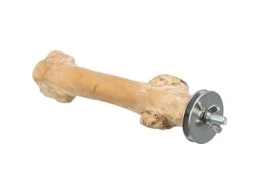 Trixie Perch with screw attachment, coffee wood, 20 cm/ø 20–30 mm
