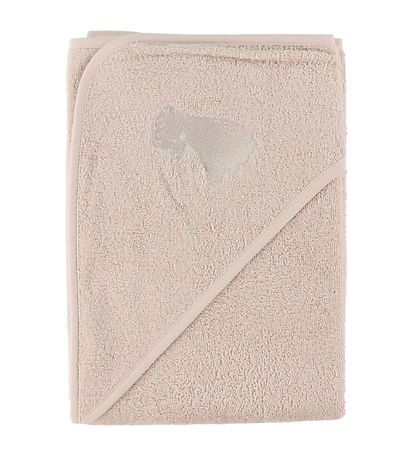 Nørgaard Madsens Babyhandtuch - 75x75 cm. - Light Ecru m. Kusche