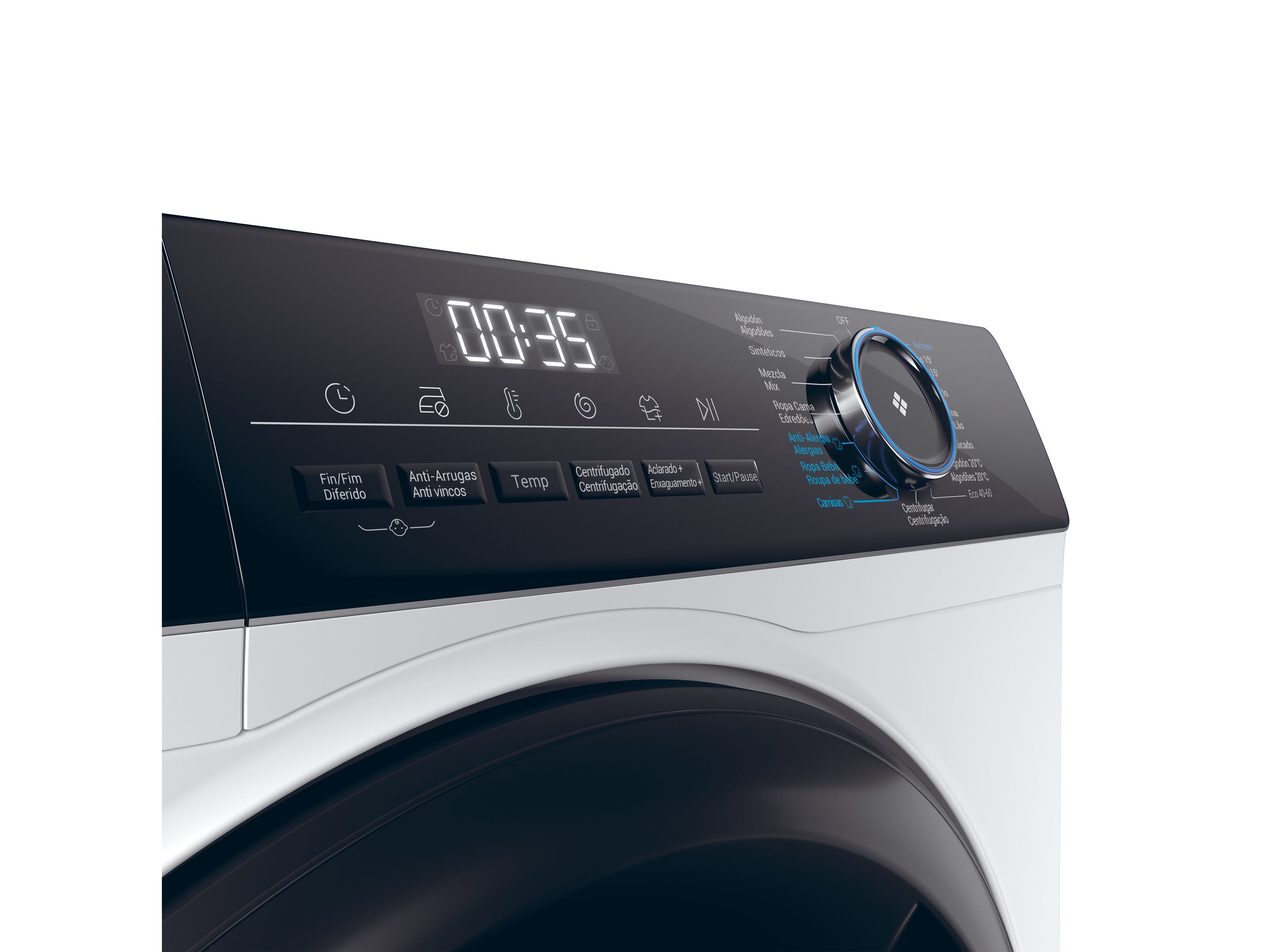 MÁQUINA DE LAVAR ROUPA HAIER HW80-BP14939-IB - BRANCO A 8KG