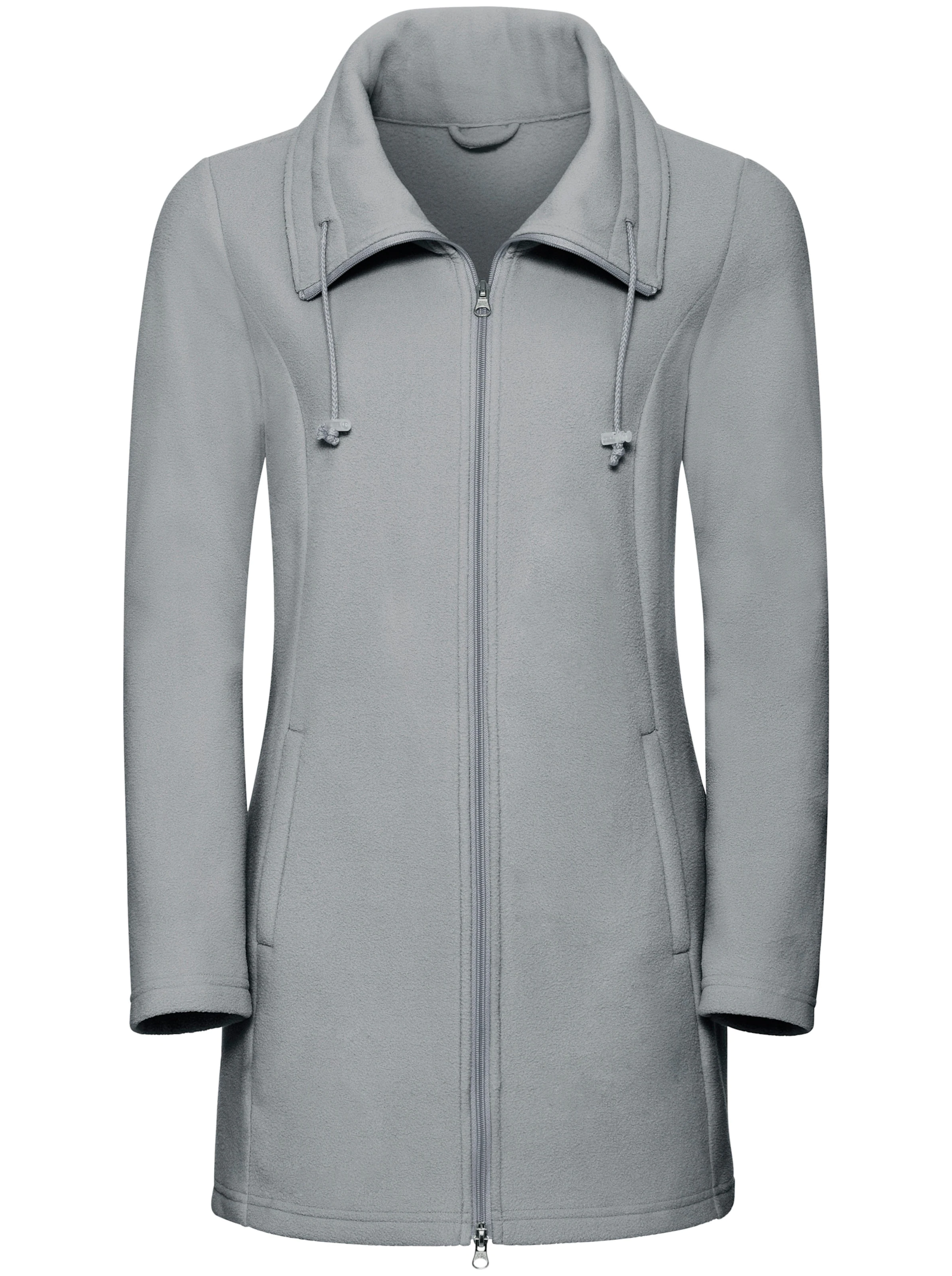 Fleecejacke in grau