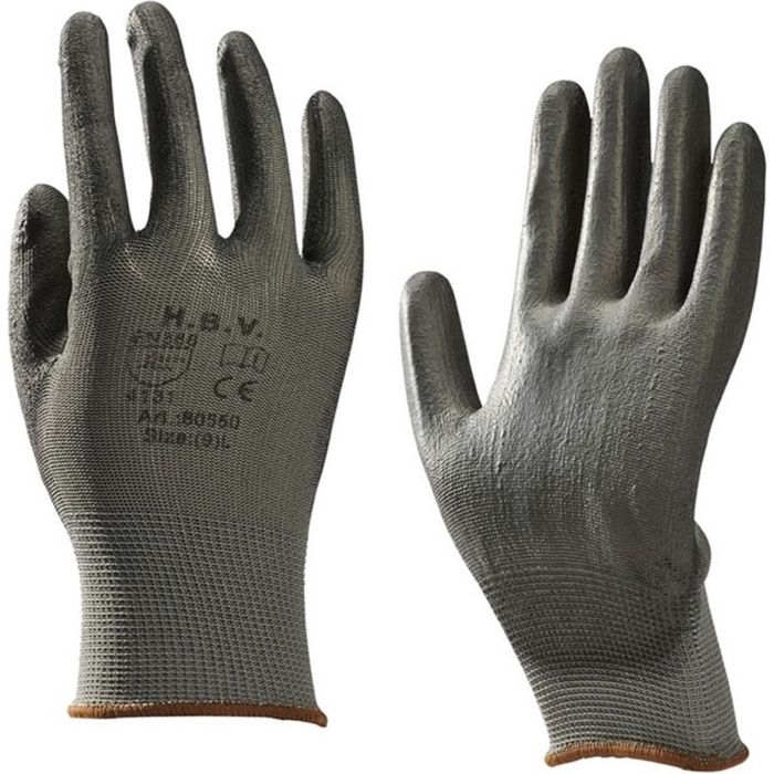 PU-flex mt 9 Handschoenen grip zwart werkhandschoenen PAAR maat 9 (8718421100361)