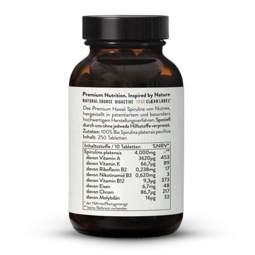 Sunday Natural Products  Spirulina HawaiiTabletten