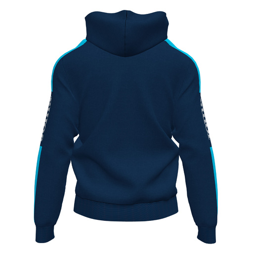 Moletom com capuz Joma Championship IV Marino Turquesa Fluorescente
