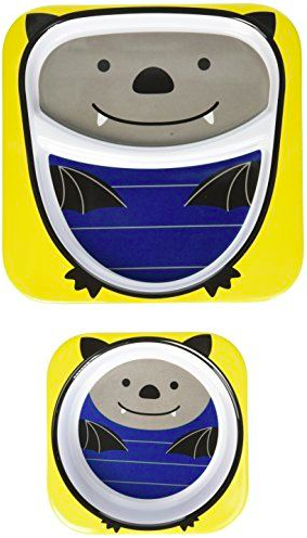 PACK VAISSELLE ZOO - CHAUVE-SOURIS - Jaune