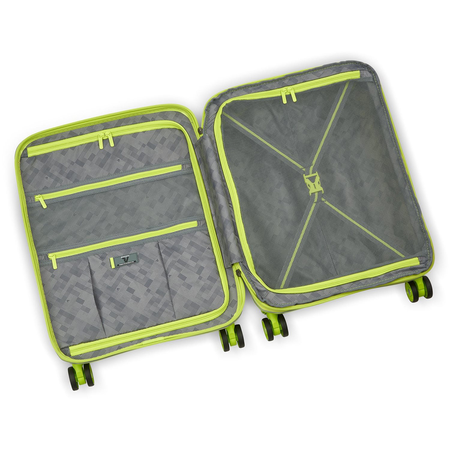 Roncato B-Flying Expandable Trolley 55 spot cyber lime