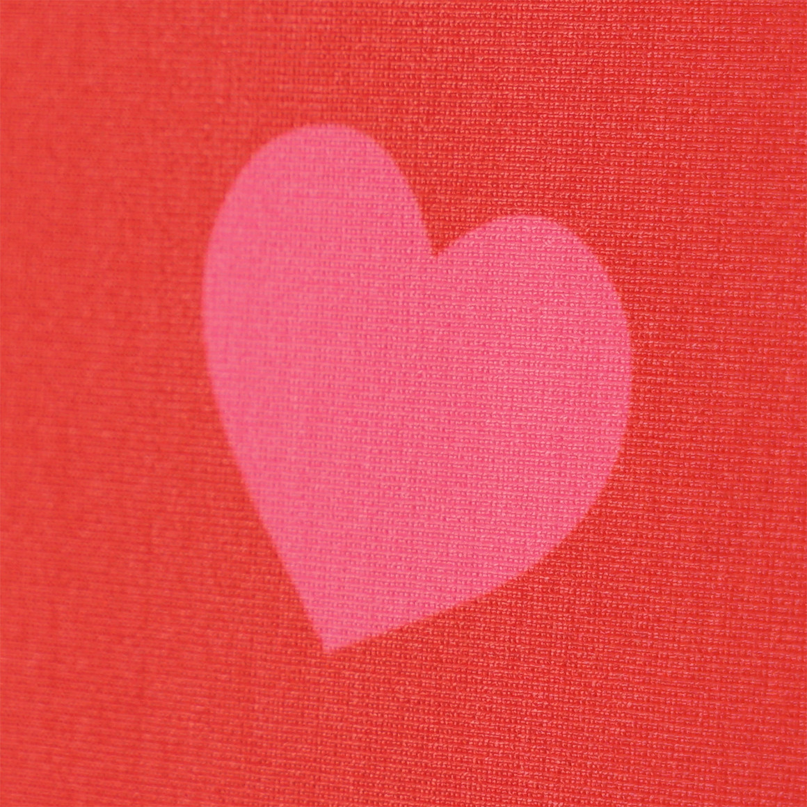Famy Mädchen Badeanzug mit Herz-Allover rot