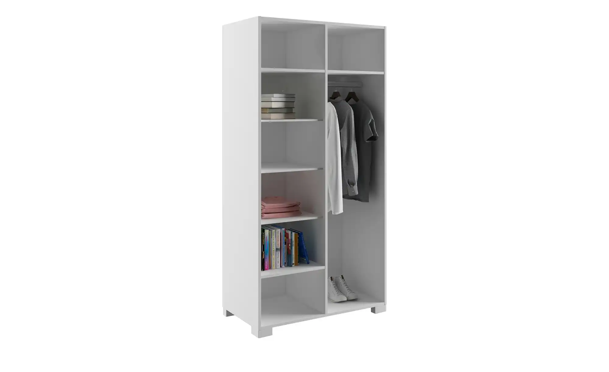 Kleiderschrank Uni White