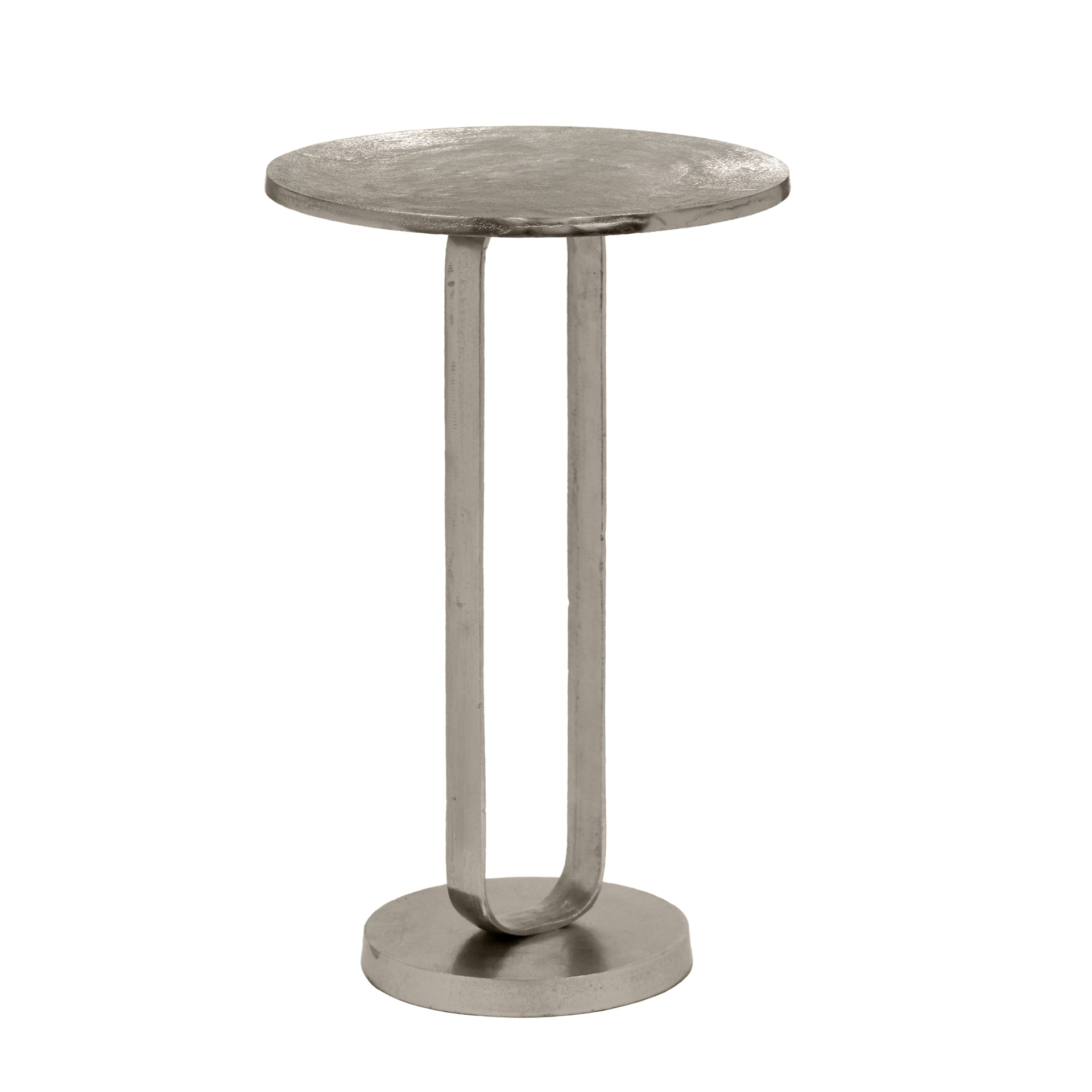Beistelltisch TARA 38 x 38 cm silberfarbig