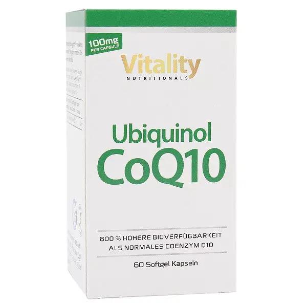 Vitality Nutritionals Ubiquinol 100mg 60 capsules