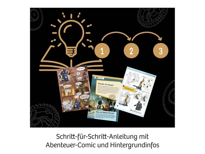 Kosmos Experimentierkasten Rufus Dampf-Roboter mit Ultraschall-Technik