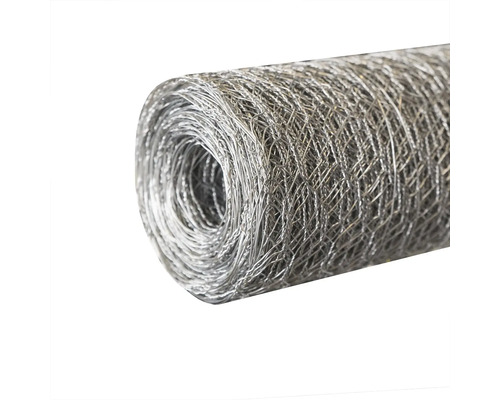 Zeshoekig gaas, maaswijdte 13 mm, 10 x 1 m, groen