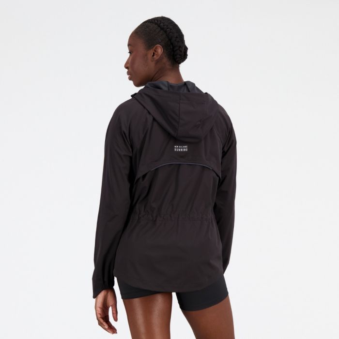 New Balance Dame Jakker Impact Run Water Defy Jacket Sort