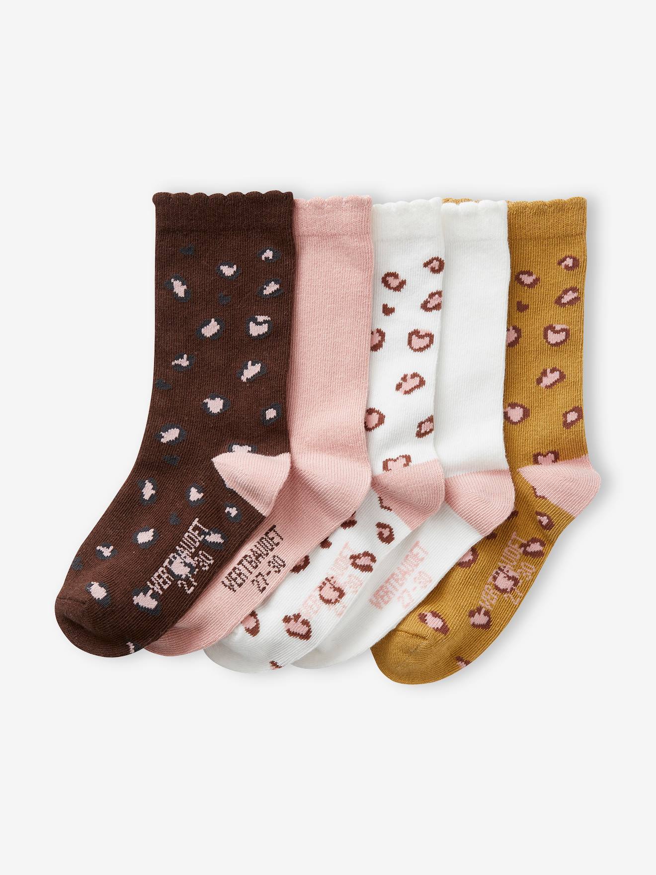 Pacote com 5 pares de meias 
