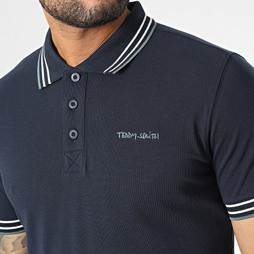 Polo Manches Courtes Pasian Bleu Marine