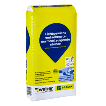Weber Beamix lichtgewicht metselmortel 20 kg