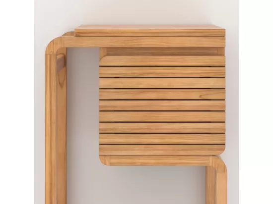 Meuble de salle de bain en bois de teck 50 cm - Lucette