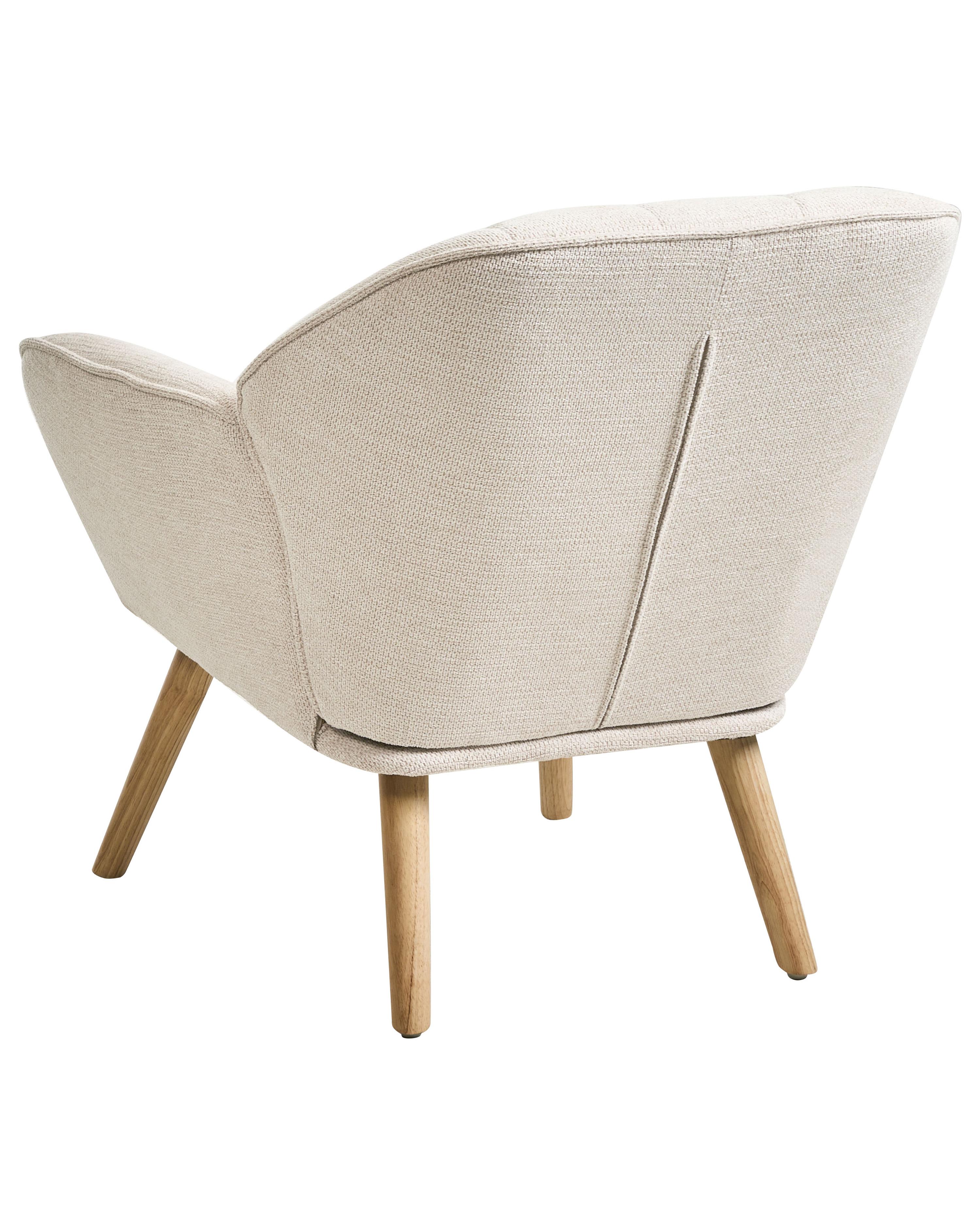 Fauteuil TORUD Stof Lichtbeige
