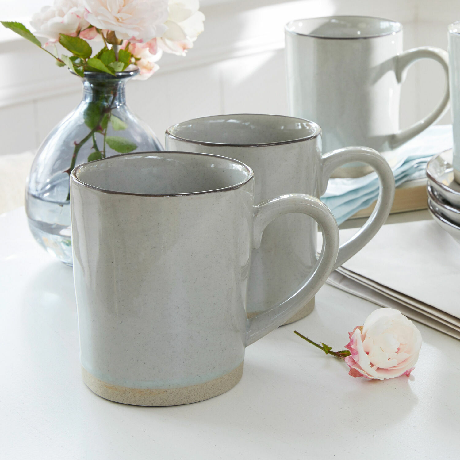 Tasse 6er Set Biarré grau