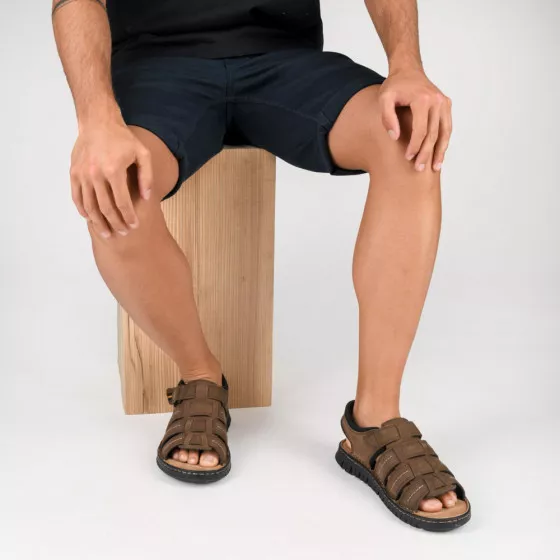 Sandales MARRON MEGIS CASUAL