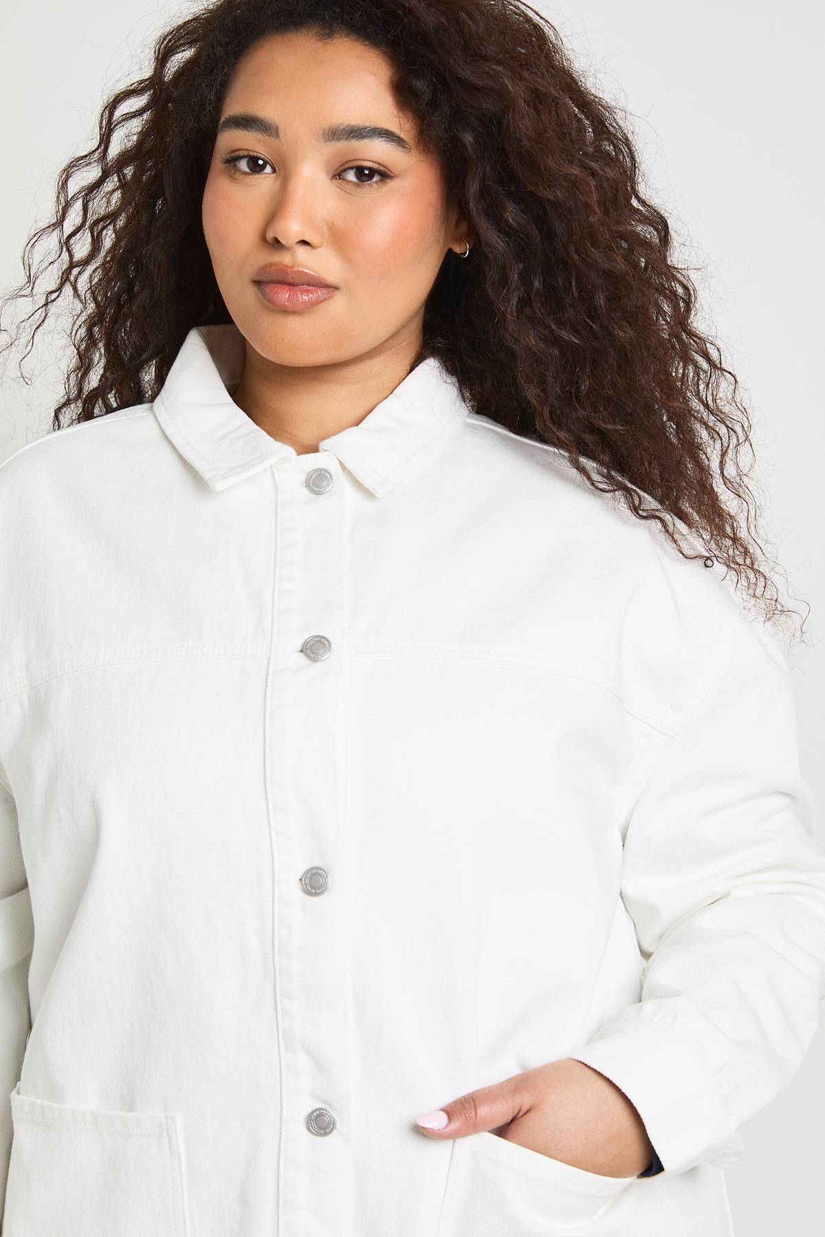 boohoo Surchemise En Denim Grande Taille