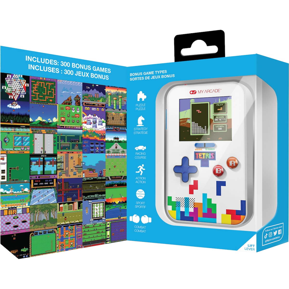 My Arcade Go Gamer Tetris håndholdt spillkonsoll