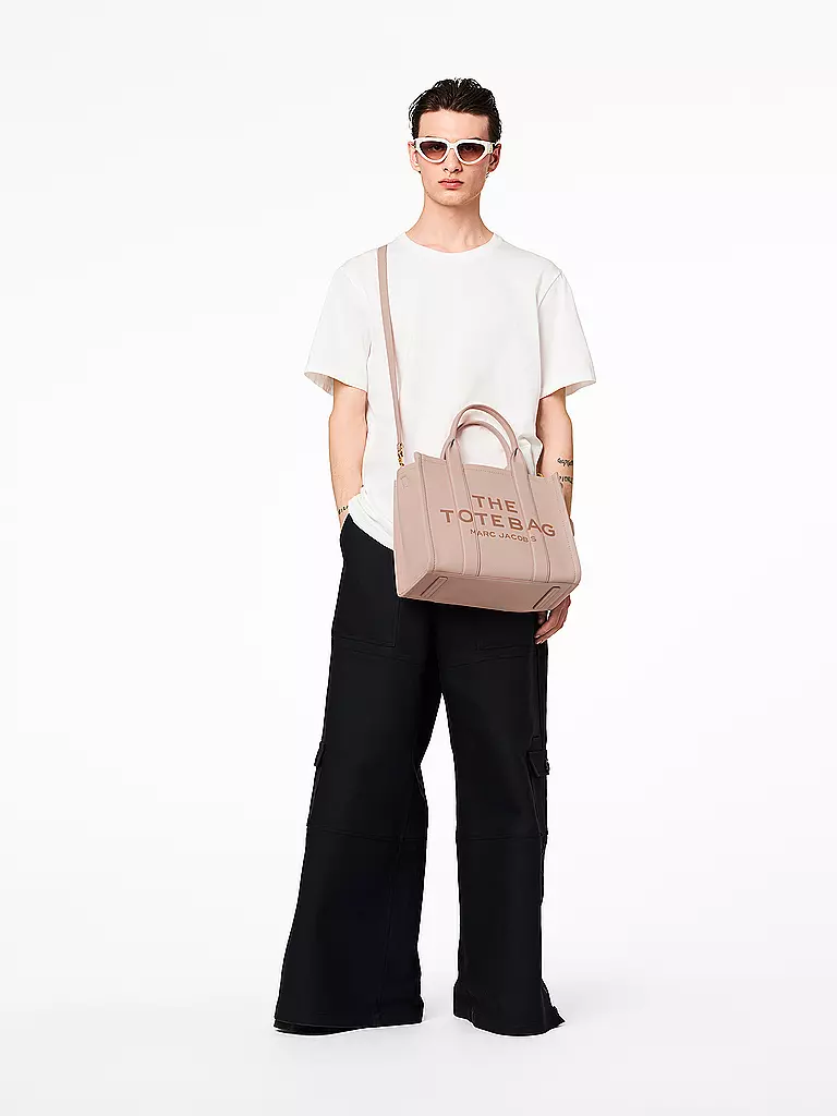 MARC JACOBS Ledertasche - Tote Bag  THE MEDIUM TOTE LEATHER rosa