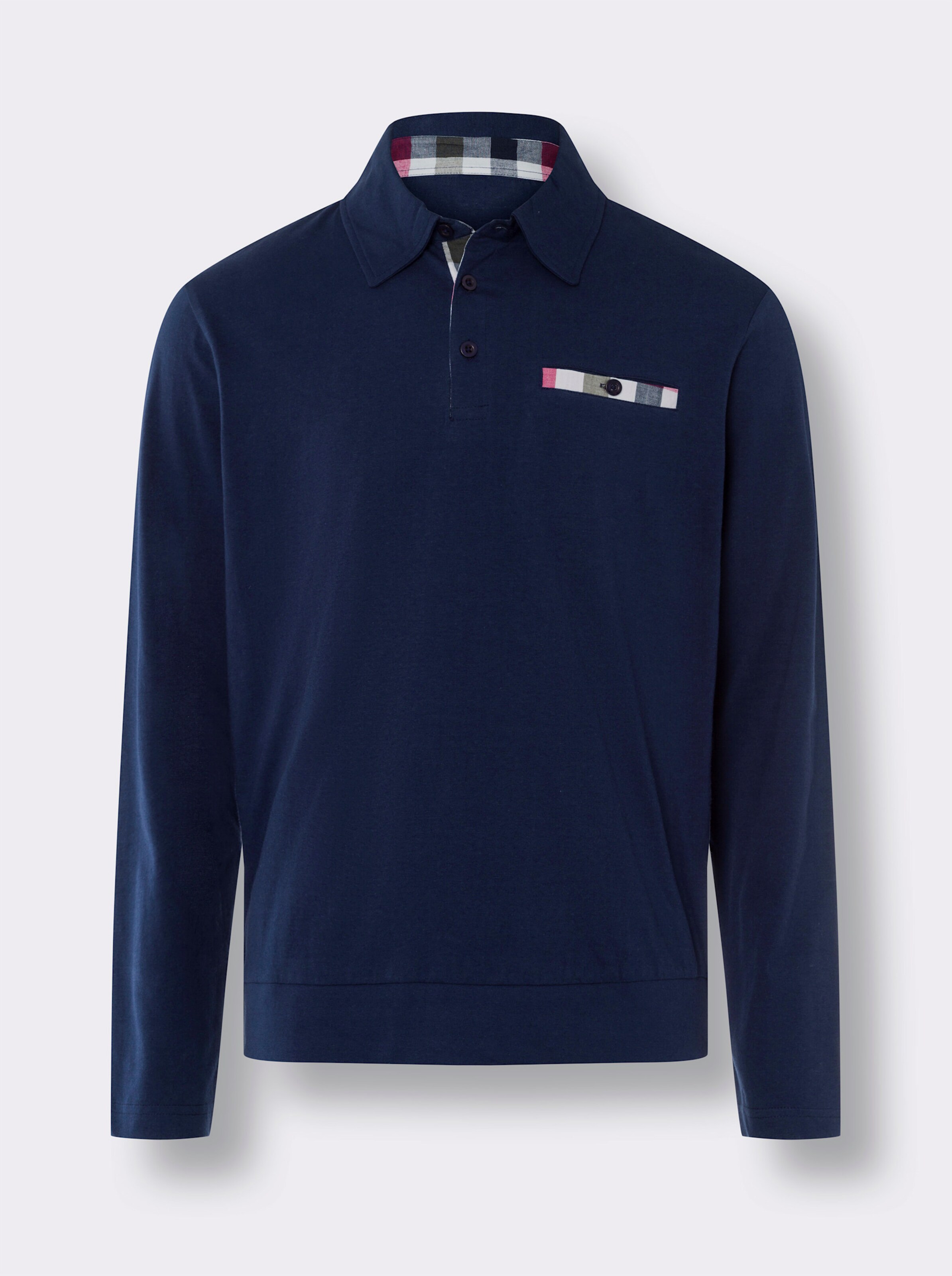 Langarm-Poloshirt