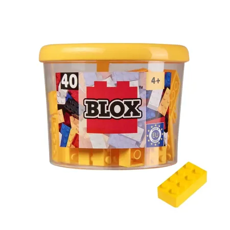 Simba Blox 40 gelbe 8er Steine in Dose