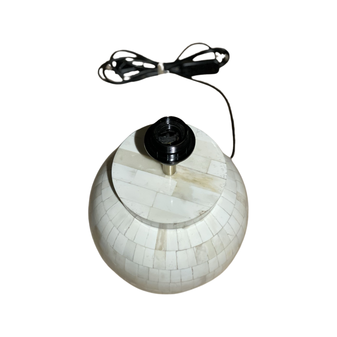 Lampvoet Bone wit  20x20x27