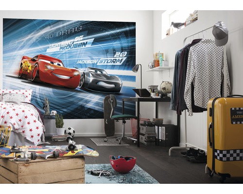 Fotobehangpapier SD423 Disney Cars 3 Simulatie 4-delige set 184 cm x 254 cm