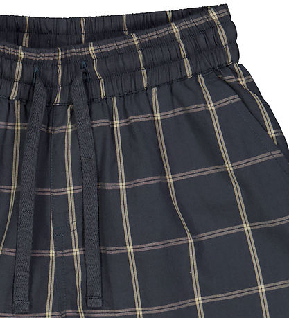 Müsli Shorts - Karo - Nacht Blue/Kaschmir