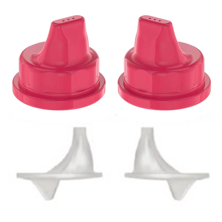lifefactory Sippy Caps 2er Set, raspberry
