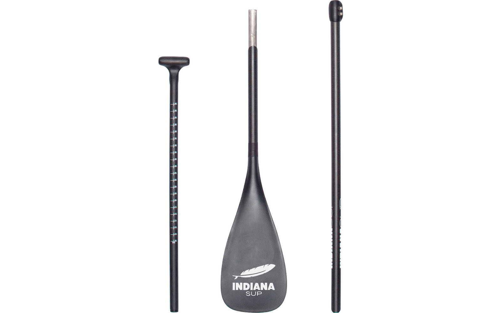 Indiana 81 ln2 Carbon Teleskoppaddel für Stand Up Paddling-Board weiß