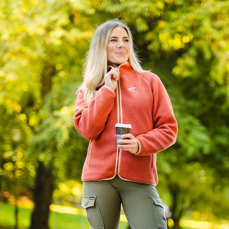 Canyon Full-zip Pile Fleece Dame Bruschetta/Maple Sugar