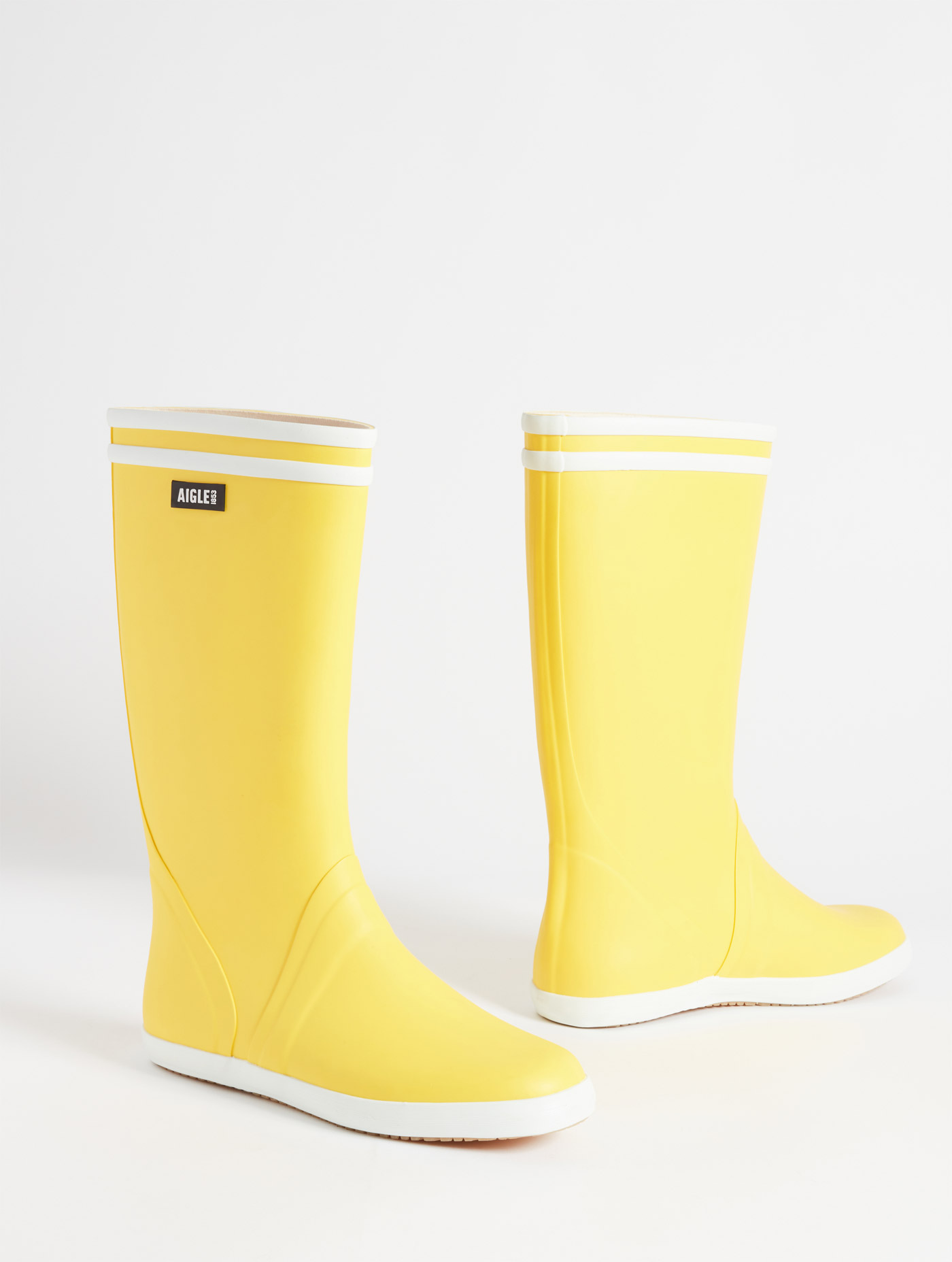 La botte iconique du bord de mer JAUNE/BLANC