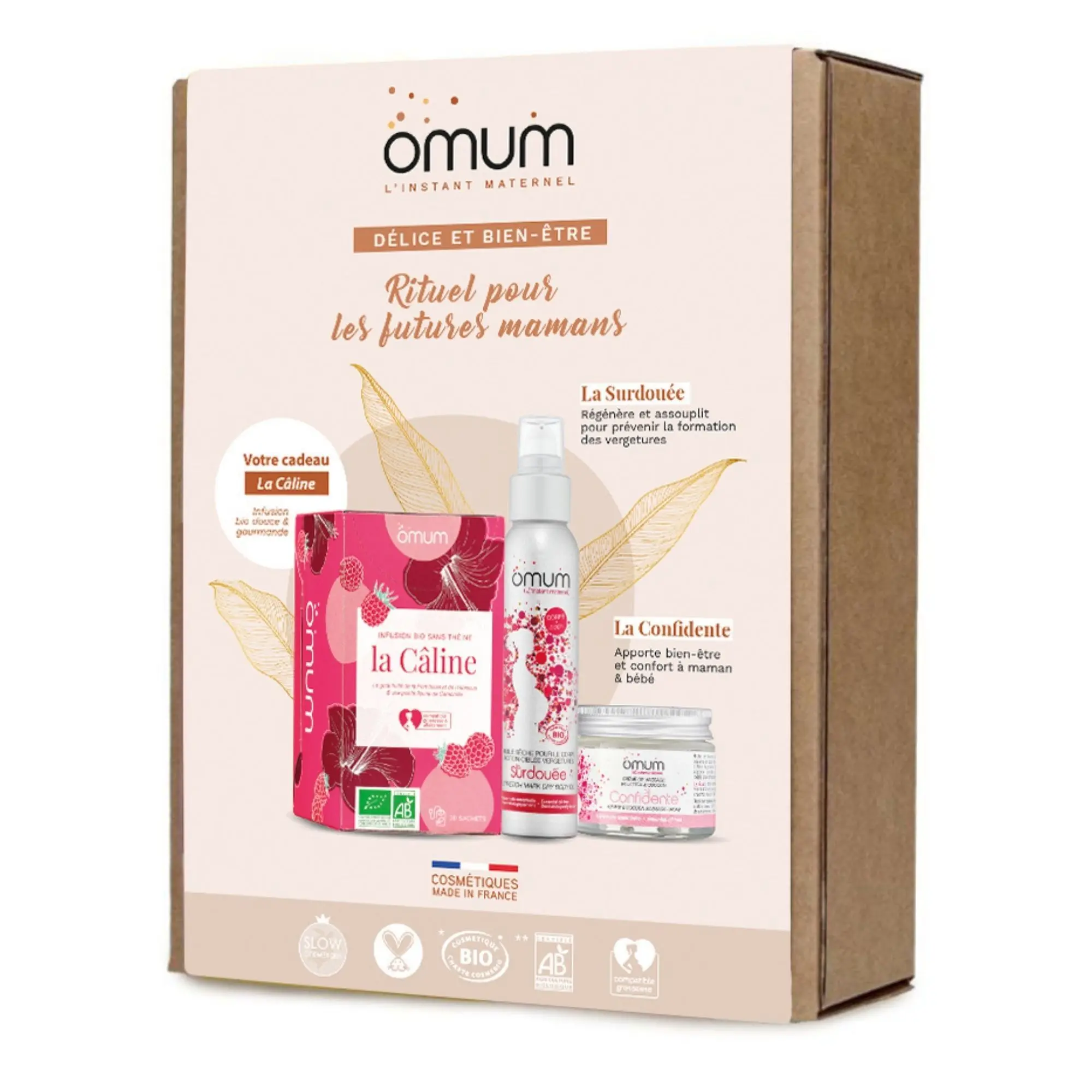 Omum - Coffret rituel de détente pour futures mamans Délice et bien-être pour les futures mamans- Future et jeune maman