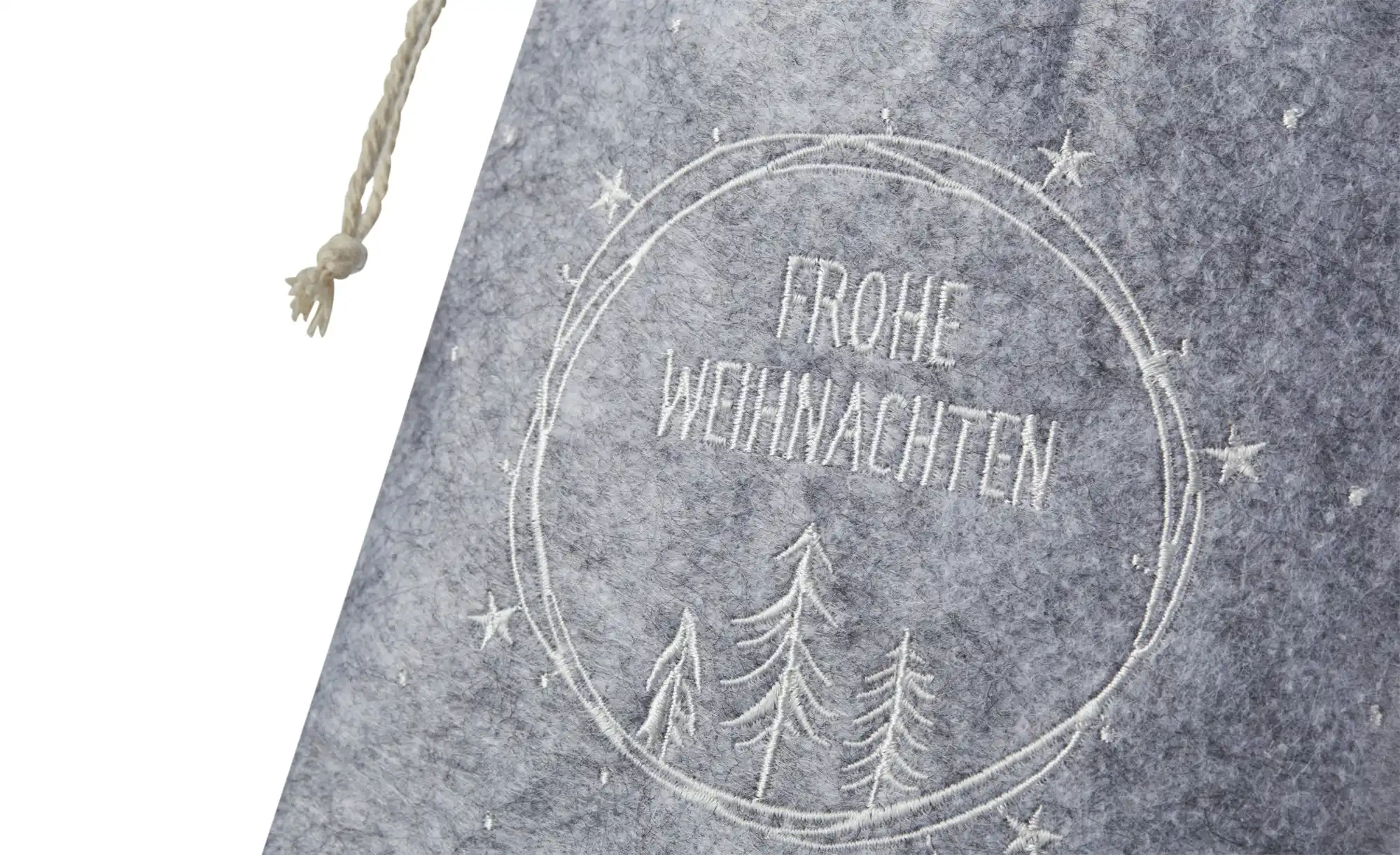 HOME STORY Geschenkbeutel Frohe Weihnachten, 2er Set