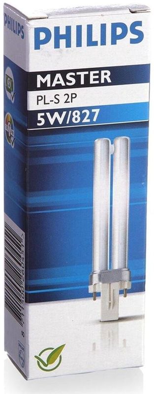 Philips - MASTER PL-S 2P - Fluorescentielamp - Warm Wit Licht - 5W - 2700K - 250 lumen