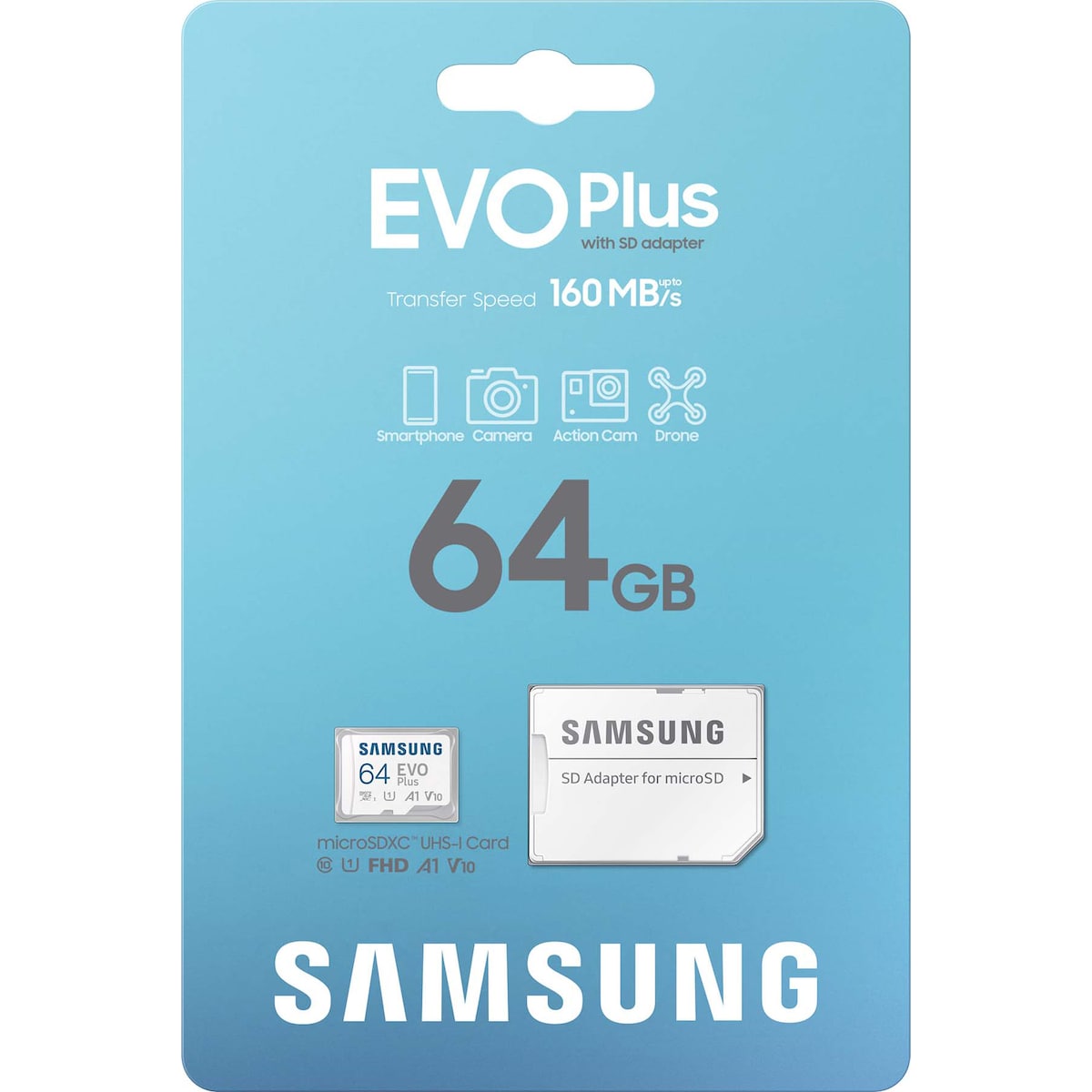 Samsung EVO Plus mikro SD-kort (64GB)