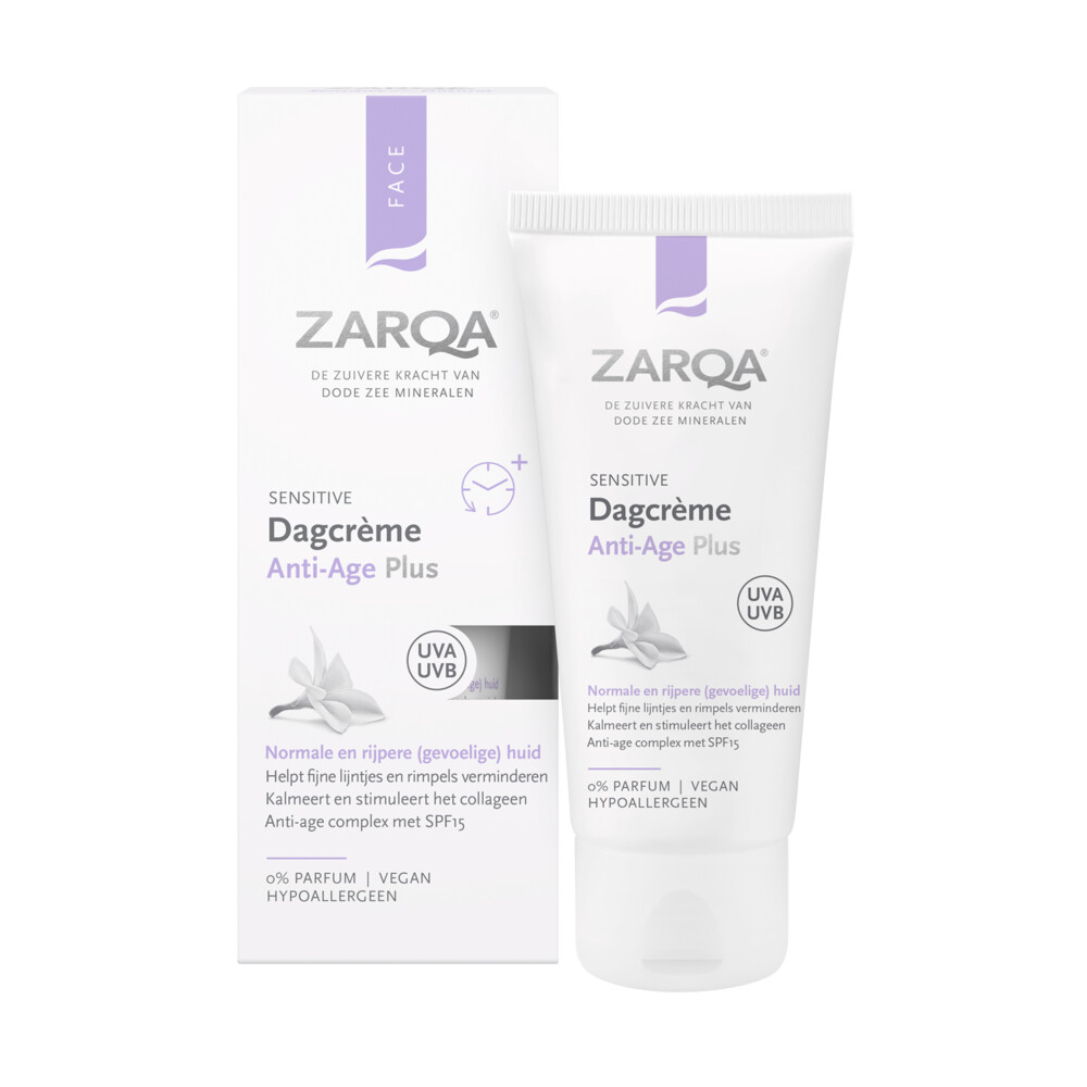 Zarqa Dagcreme Anti-Age Plus SPF15 Sensitive50 ml