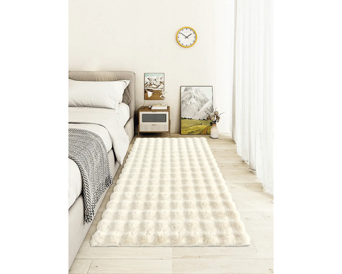 Romance Bubble vloerkleed, beige, 80x150 cm