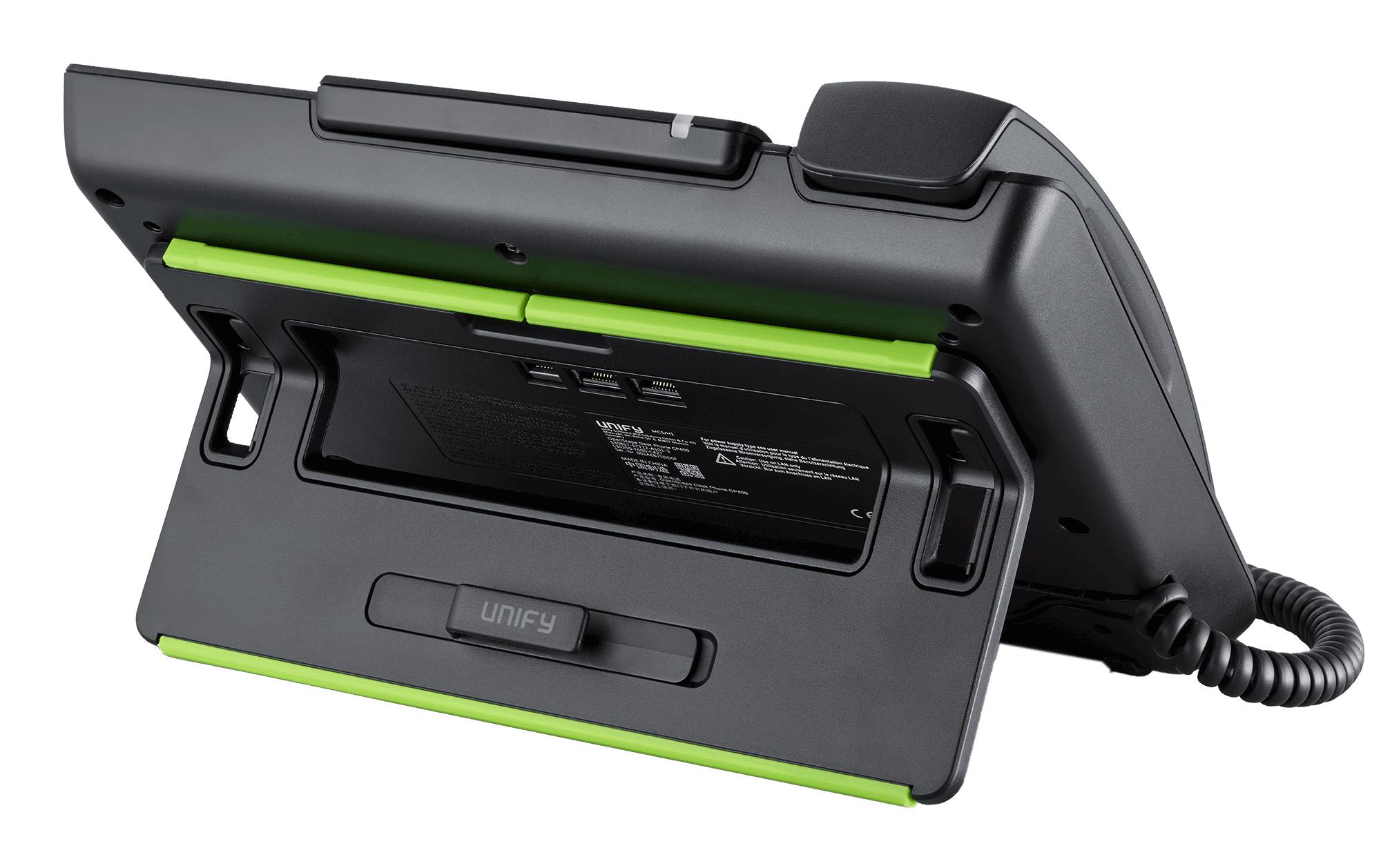 Tischtelefon CP400 Schwarz<br>PoE-fähiges VoIP-Tischtelefon
